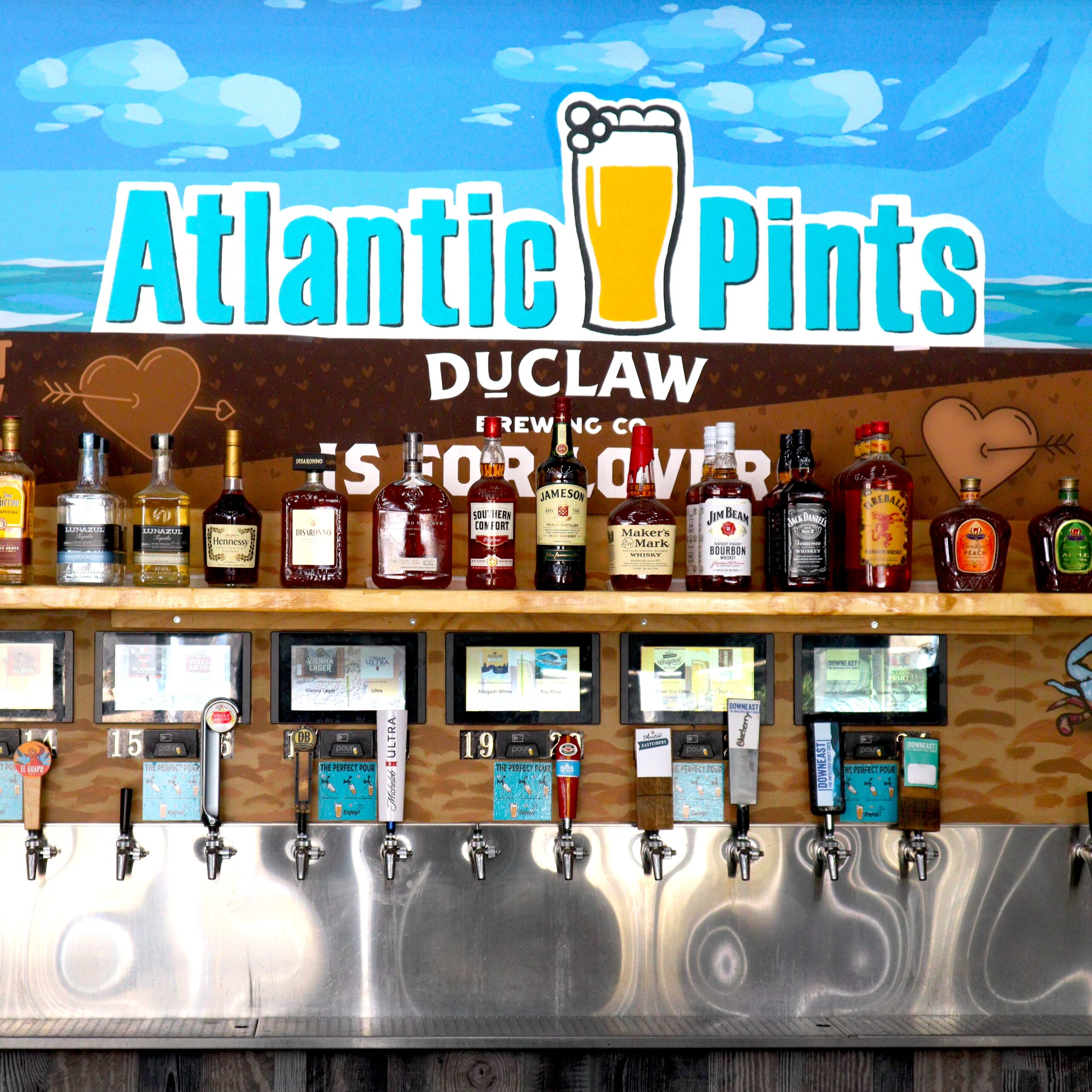 Atlantic Pints Bar wal